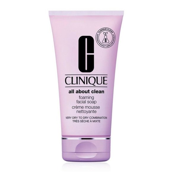 CLINIQUE All About Clean Foaming Facial Soap, 5 oz Full Size - Picture 4 of 5